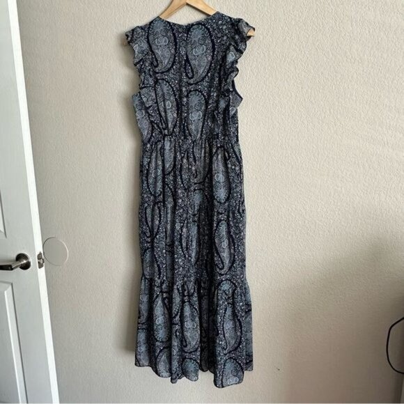 j.Crew Tiered ruffled tiered sundress with flutter sleeves Size 8 - Picture 3 of 9